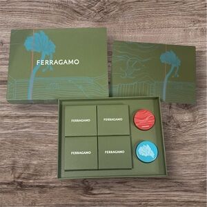 Ferragamo Stamp Set with Empty Festival Boxes